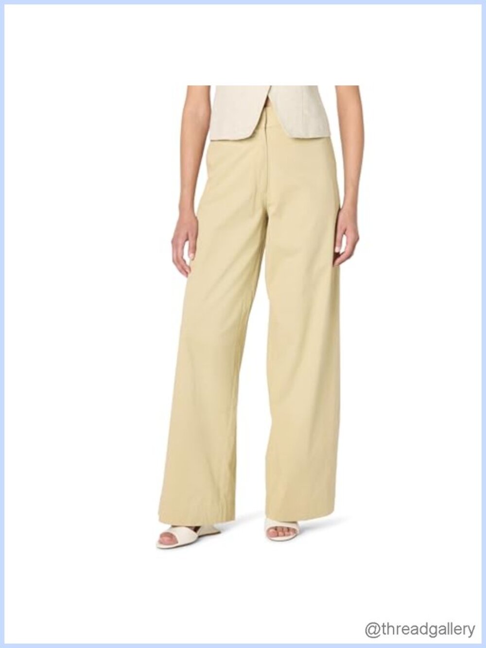 Flat Front Stretch Twill Chino Pants High Rise Straight Leg Regular Fit
